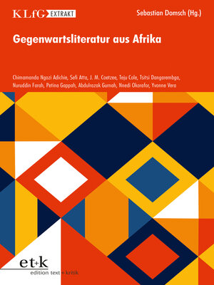 cover image of KLfG Extrakt--Gegenwartsliteratur aus Afrika